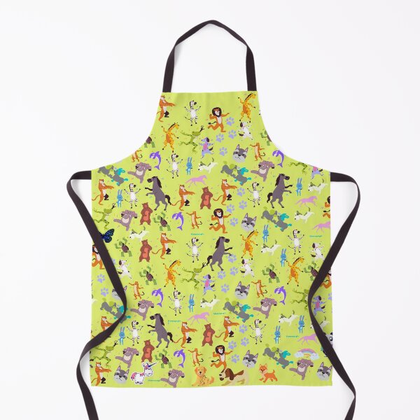 Item preview, Funny Dancing Animals Pattern Print for Animal Lovers designed and sold by BlancaQstyle.
