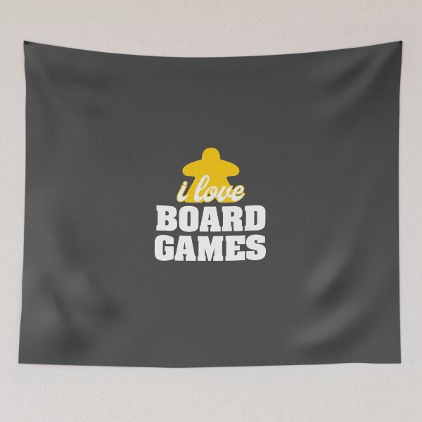 Item preview, I Love Board Games - Yellow designed and sold by RhoaDesigns.
