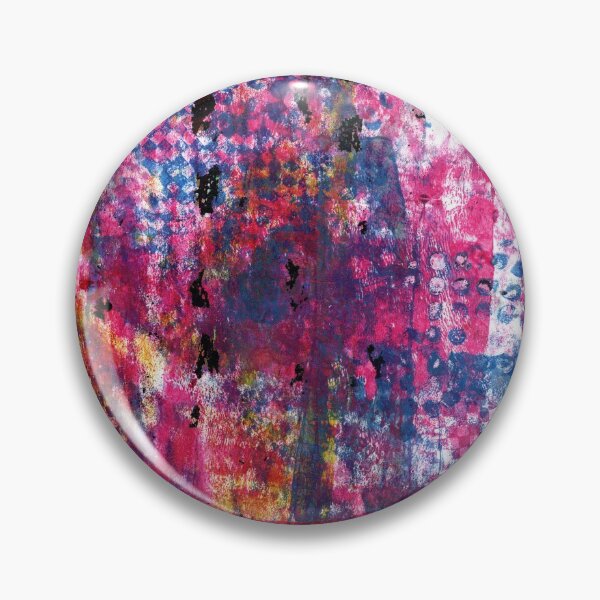 Item preview, "Color and Pattern Offload" Gel Print Painting designed and sold by peonypours.
