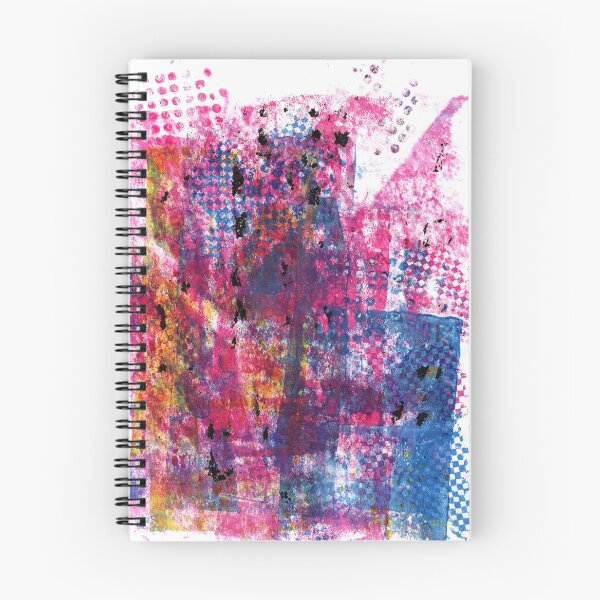 Item preview, "Color and Pattern Offload" Gel Print Painting designed and sold by peonypours.
