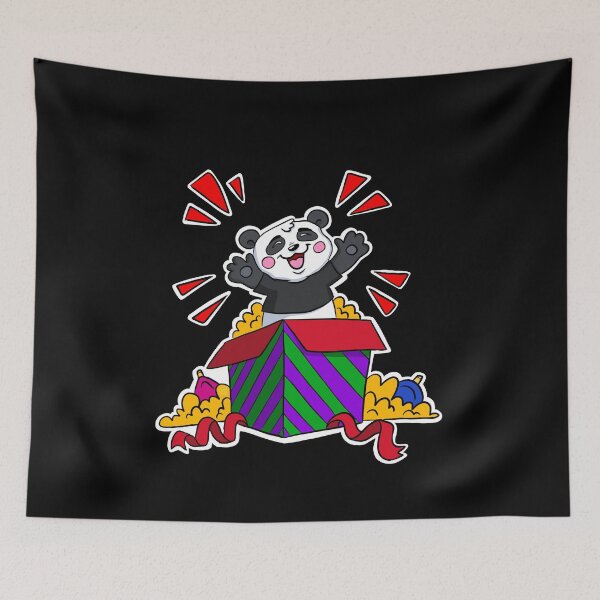 Item preview, Cute Panda Surprise Xmas Gift designed and sold by BandOfThePand.