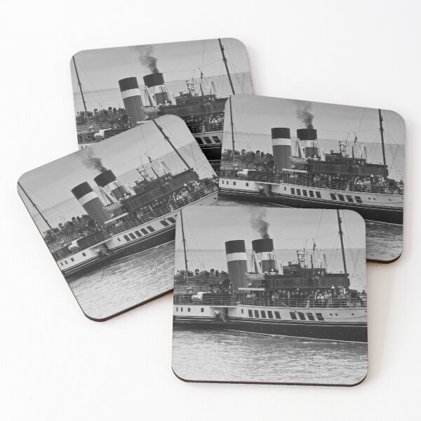 Item preview, Waverley Paddle Steamer in Monochrome designed and sold by Steve Purnell Photography.