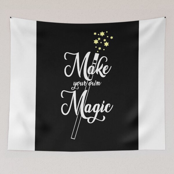Item preview, Make Your Own Magic Quote Art Design Inspirationa designed and sold by vividpixelusa.