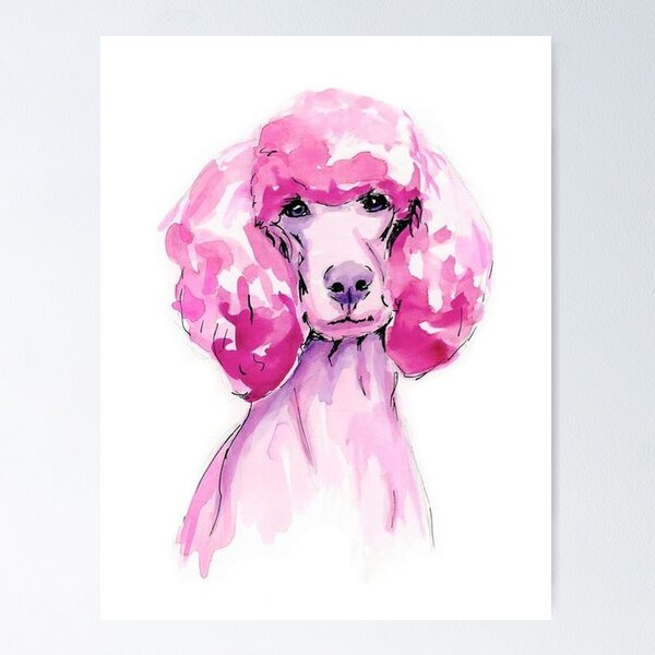 Artikel-Vorschau von Pudel in rosa niedlichen Haustier Hund Hunde Haustiere Welpen Kunst Caniche Pop Art, designt und verkauft von Coolstuff4you71.