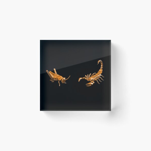 Item preview, The Scorpion Or The Grasshopper? - Orange Metallic Design designed and sold by Timebird.