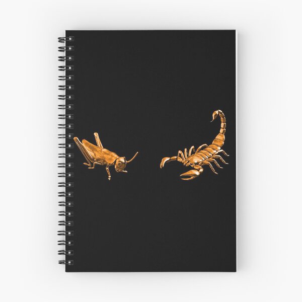 Item preview, The Scorpion Or The Grasshopper? - Orange Metallic Design designed and sold by Timebird.