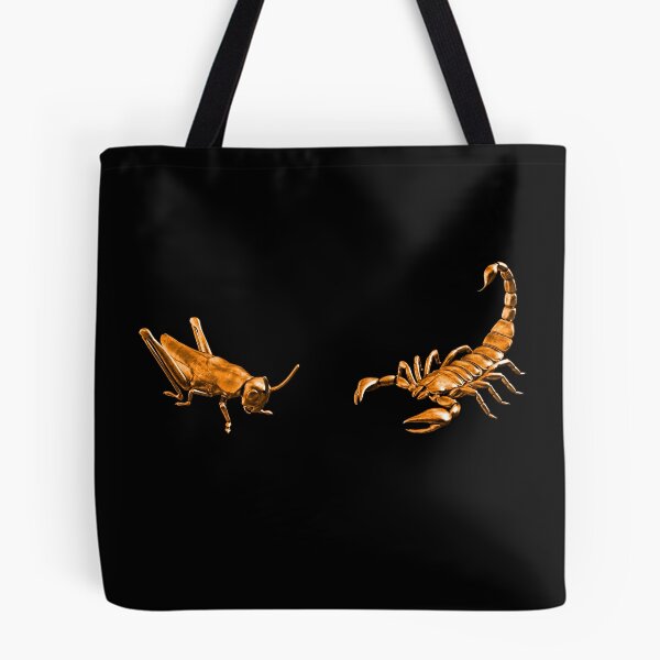 Item preview, The Scorpion Or The Grasshopper? - Orange Metallic Design designed and sold by Timebird.