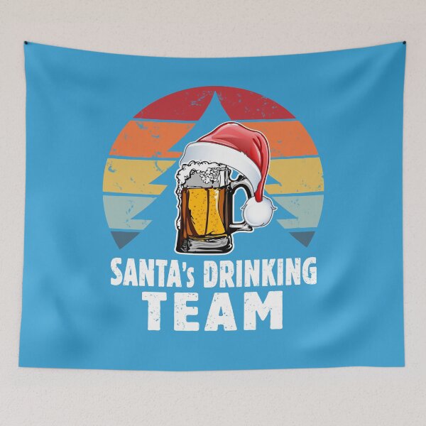 Item preview, Santa Drinking Team - Funny Santa Team Christmas Vintage Design for Beer Lovers Mens and Womens - Parody to Cookie Baking Team - Awesome Christmas Family Matching Team Santa Gifts Pajamas T-shirts designed and sold by WG-Factory.