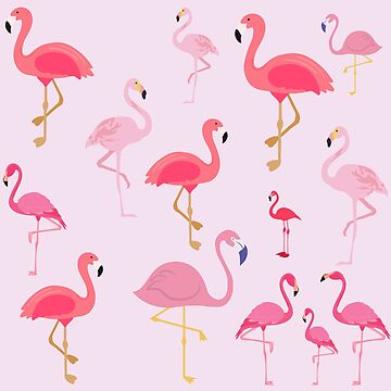 Artwork thumbnail, Flamingo Pattern by Naturelisa