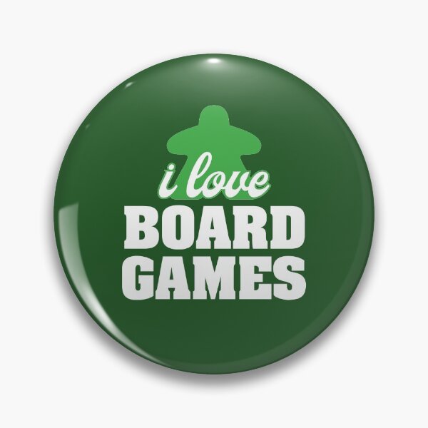 Aperçu de l'œuvre J'aime les jeux de société - Vert créée et vendue par RhoaDesigns.
