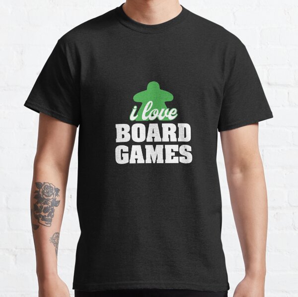 Item preview, I Love Board Games - Green designed and sold by RhoaDesigns.