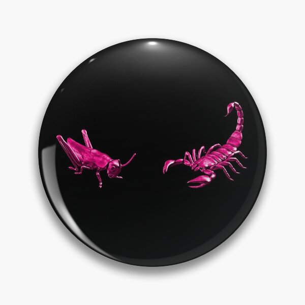 Item preview, The Scorpion Or The Grasshopper? - Pink Metallic Design designed and sold by Timebird.