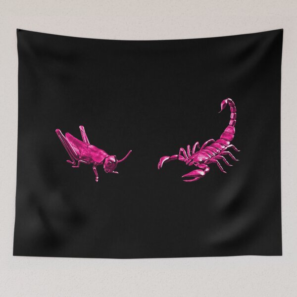 Item preview, The Scorpion Or The Grasshopper? - Pink Metallic Design designed and sold by Timebird.