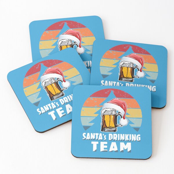 Item preview, Santa's Drinking Team - Funny Santa Christmas Team Vintage Design for Beer Lovers Mens and Womens - Parody to Cookie Baking Team - Awesome Christmas Family Matching Team Santa Gifts Pajamas T-shirts designed and sold by WG-Factory.