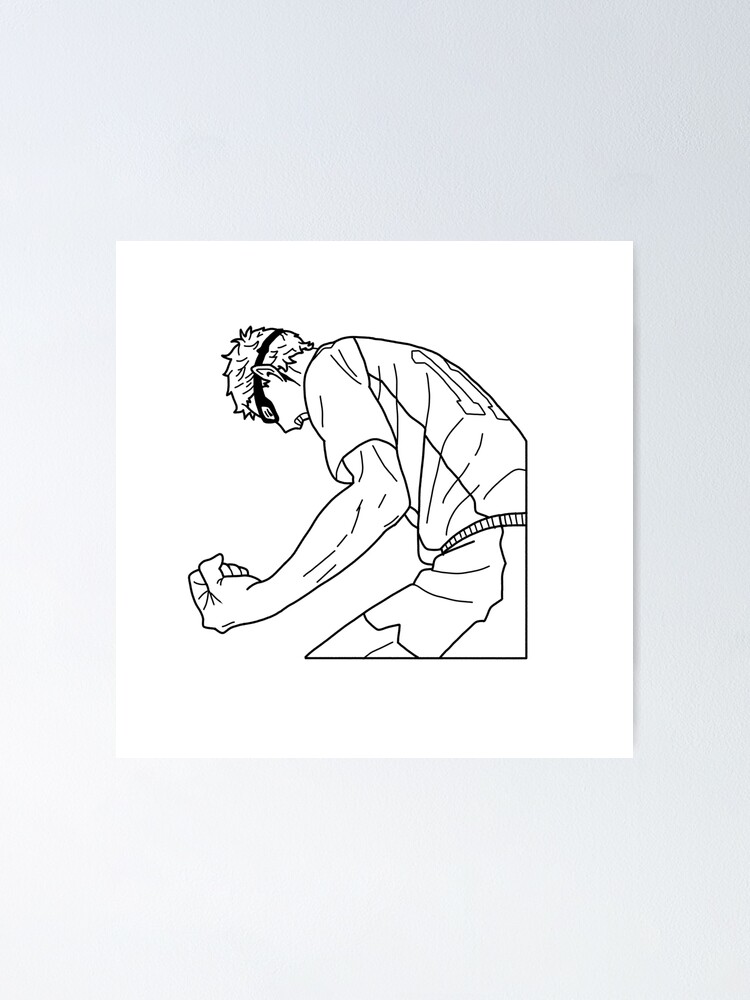 "Tsukishima Blocks Ushijima | Haikyuu!!" Poster by garyjhiggins | Redbubble