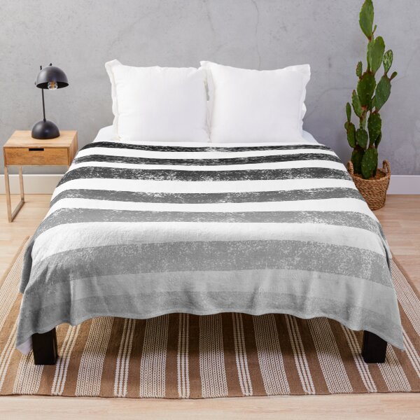 Item preview, Rayas gruesas de Ombre (negro / blanco) designed and sold by Design Minds Boutique.