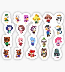 Animal Crossing- NPCS sheet Sticker