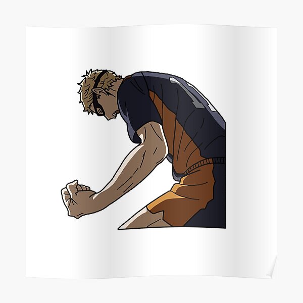 "Tsukishima Blocks Ushijima | Haikyuu!!" Poster for Sale by
