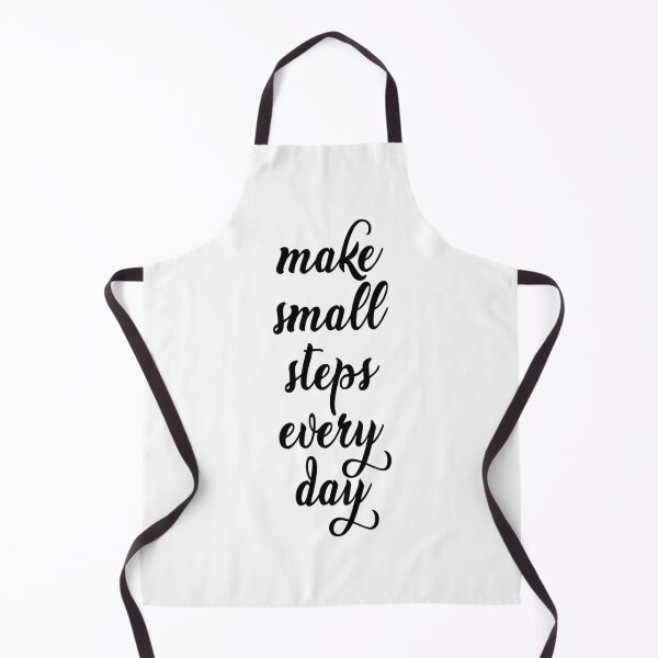 Item preview, Make Small Steps Every Day Quote Art Design Inspi designed and sold by vividpixelusa.