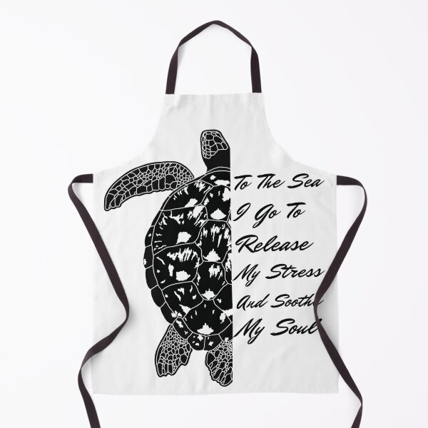 Item preview, Turtle; To the sea I go to release my stress and soothe my soul designed and sold by ArtRoomOregon.