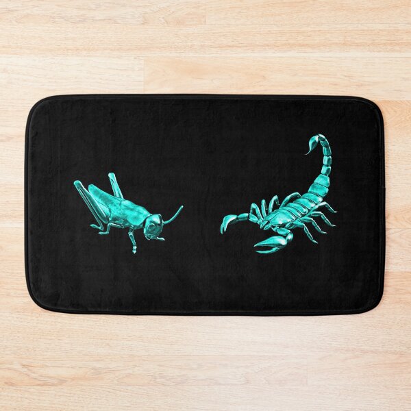 Item preview, The Scorpion Or The Grasshopper? - Turquoise Metallic Design designed and sold by Timebird.