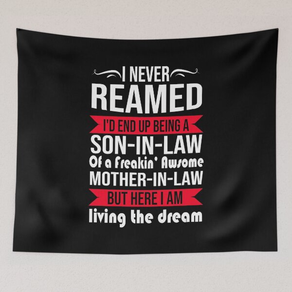 Item preview, Mens Funny Son In Law Of A Freaking Awesome Mother In Law designed and sold by Shopini.