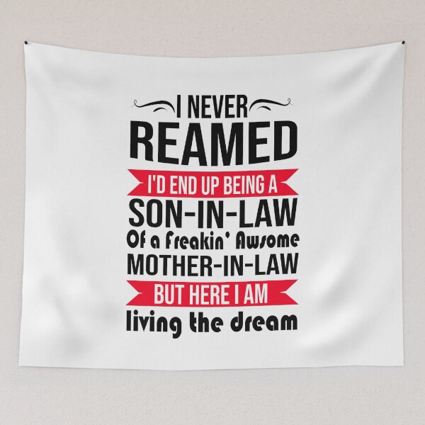 Item preview, Mens Funny Son In Law Of A Freaking Awesome Mother In Law designed and sold by Shopini.