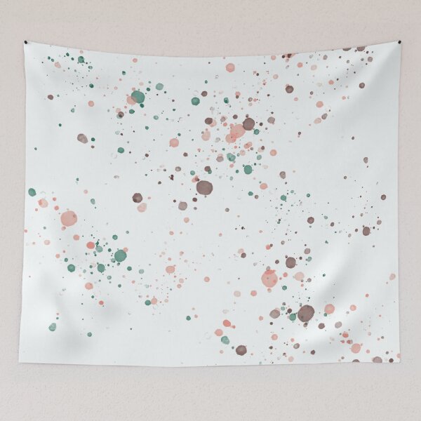 Item preview, Spatter pastel colors paint drops designed and sold by Dark Blue.