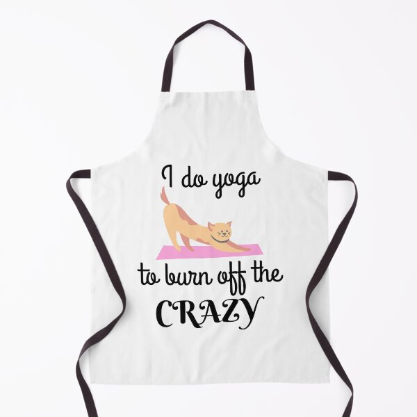 Item preview, Cute Cat Do Yoga To Burn Off The Crazy designed and sold by SimpleUniverse.
