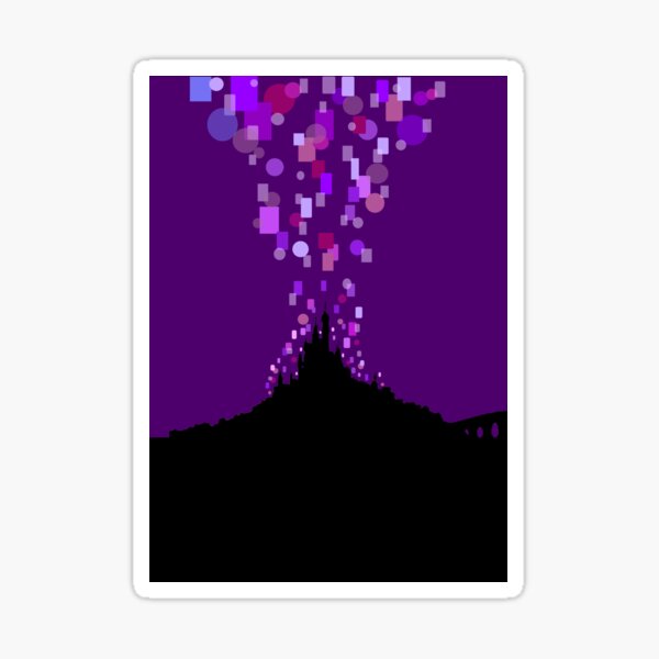 Item preview, Tangled Lanterns Minimalist Poster designed and sold by lucyc13.