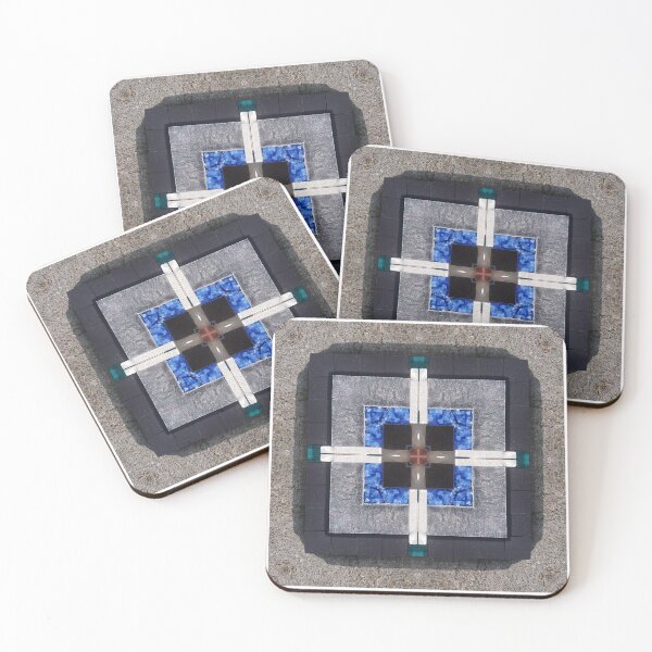 Item preview,  Stone Steps Mosaic Artwork Artist Jenny Meehan  designed and sold by Jenny Meehan Art Prints and Patterns  .