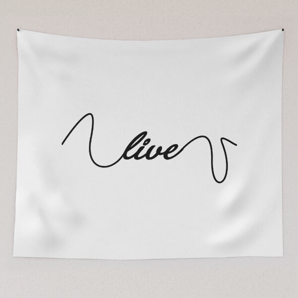 Item preview, Live Quote Art Design Inspirational Motivational designed and sold by vividpixelusa.