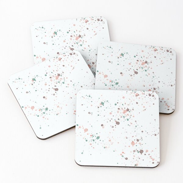 Item preview, Spatter pastel colors paint drops designed and sold by Dark Blue.