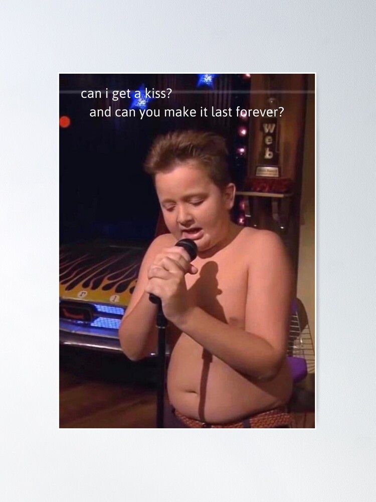 Alternate view of Gibby Singing - iCarly Poster