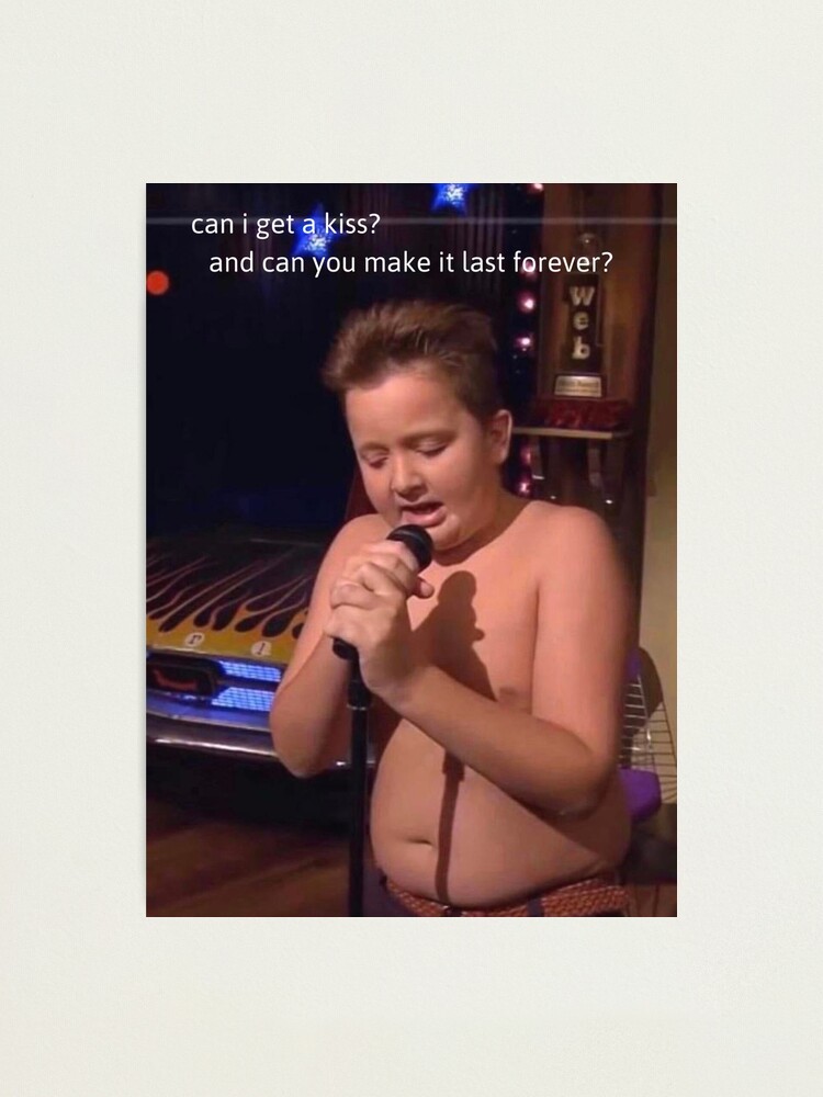 Alternate view of Gibby Singing - iCarly Photographic Print