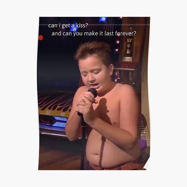 Gibby Singing - iCarly Poster