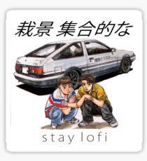 Initial LoFi Sticker