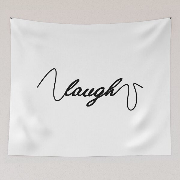 Item preview, Laugh Quote Art Design Inspirational Motivational designed and sold by vividpixelusa.