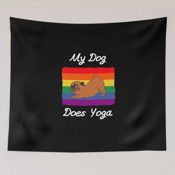 Item preview, Cute Dog Does Yoga designed and sold by SimpleUniverse.