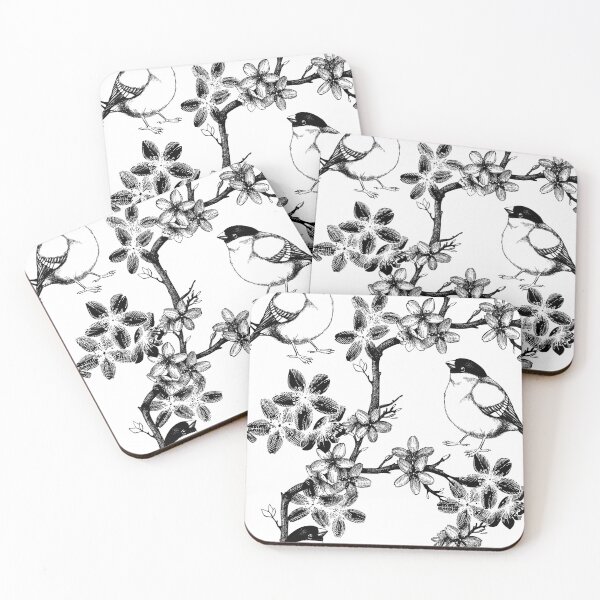 Item preview, Blooming Tree Bird Floral Pattern designed and sold by findot.