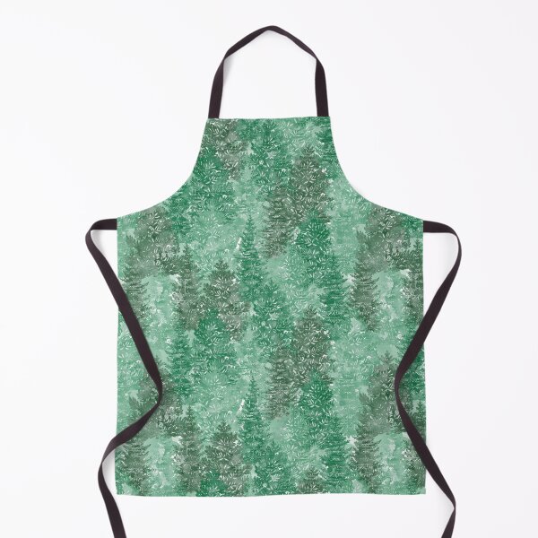 Item preview, Watercolor Summer Conifer Forest Pattern - Green designed and sold by WickedRefined - Nicole Demereckis.