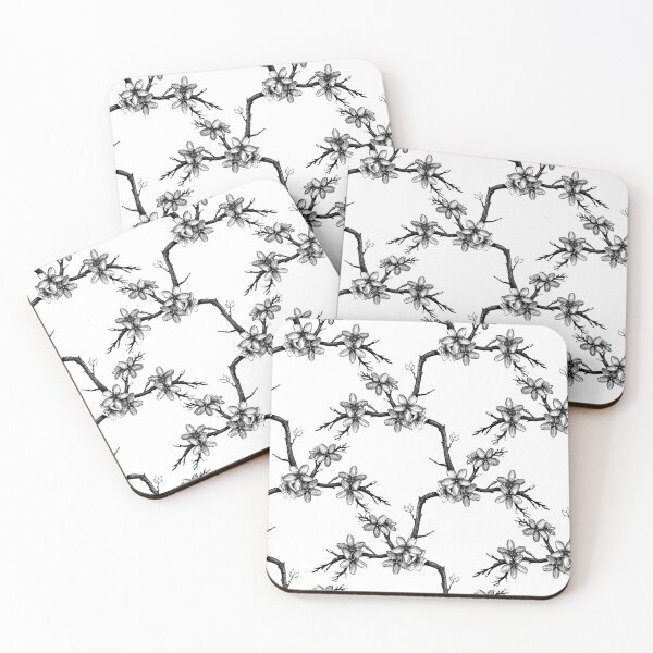 Item preview, Blooming Almond Tree Floral Pattern designed and sold by findot.