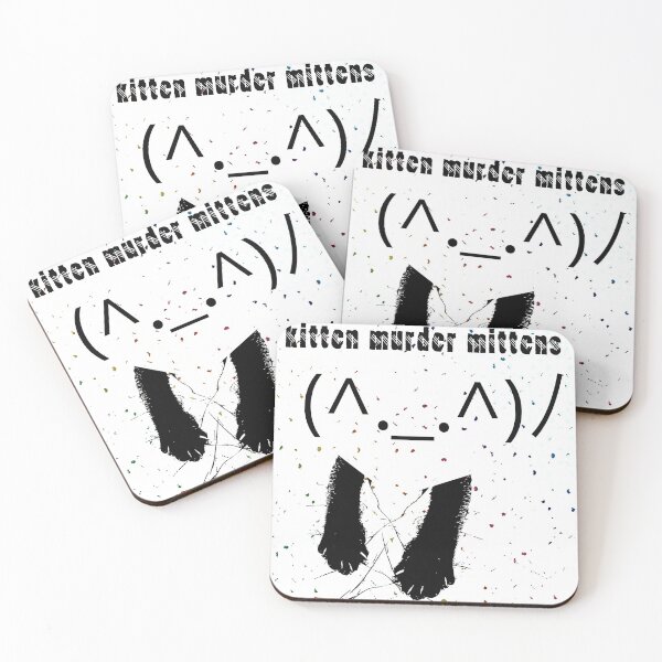 Item preview, Kitten murder mittens power! designed and sold by Donata Zawadzka.