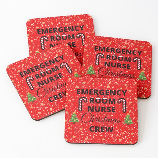 Item preview, Emergency Room Nurse Christmas Crew | Funny Christmas Quote designed and sold by metin1331.