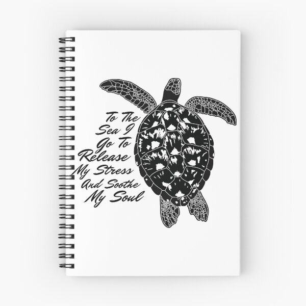 Item preview, Turtle; To the sea I go to release my stress and soothe my soul designed and sold by ArtRoomOregon.