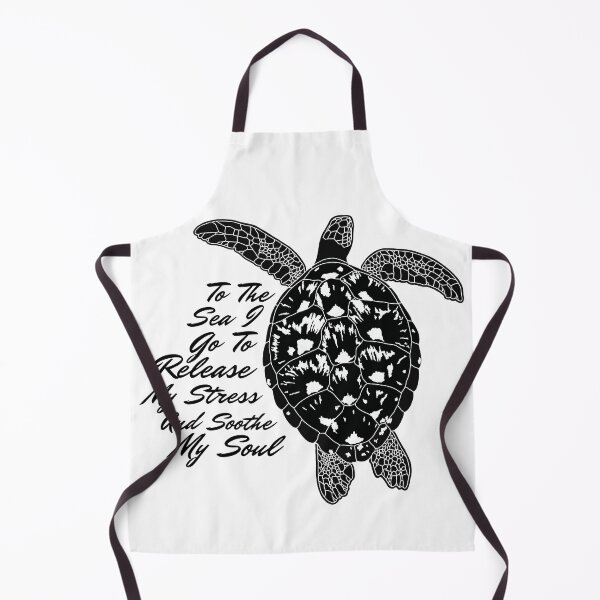 Item preview, Turtle; To the sea I go to release my stress and soothe my soul designed and sold by ArtRoomOregon.