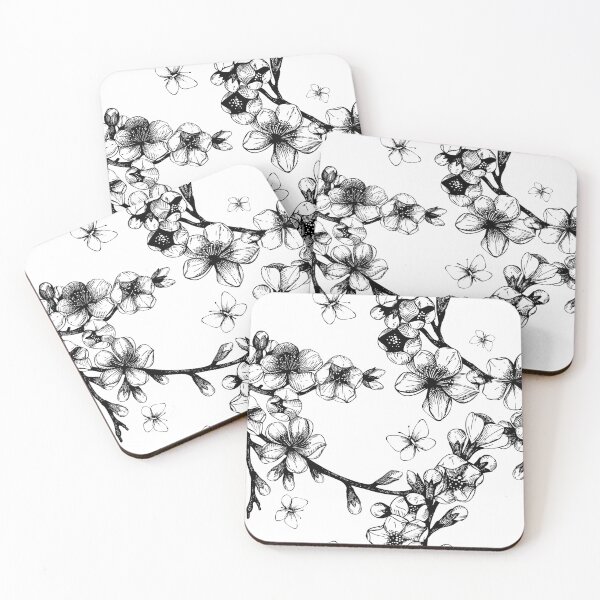 Item preview, Cherry Blossom Tree Floral Pattern designed and sold by findot.