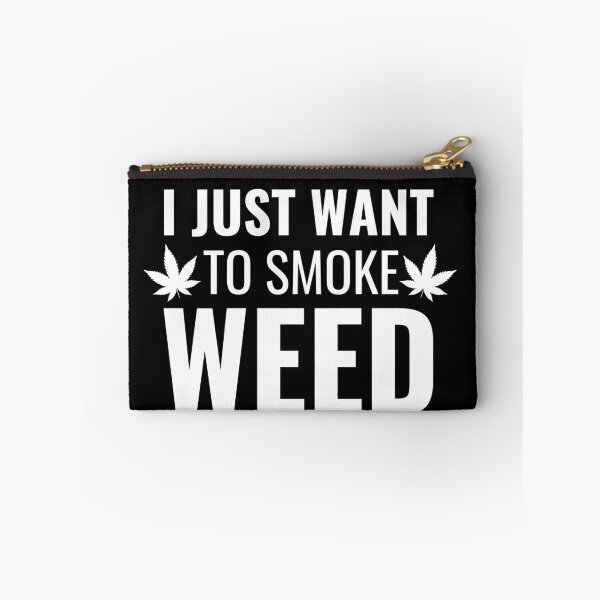 Item preview, I Just Want To Smoke Weed And Pet My Dog Funny Weed Dog Gift designed and sold by MarioShirtWorld.