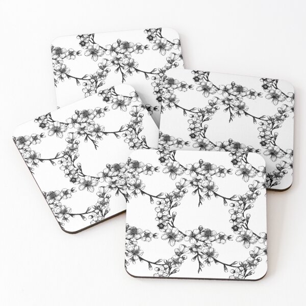 Item preview, Cherry Floral Pattern designed and sold by findot.