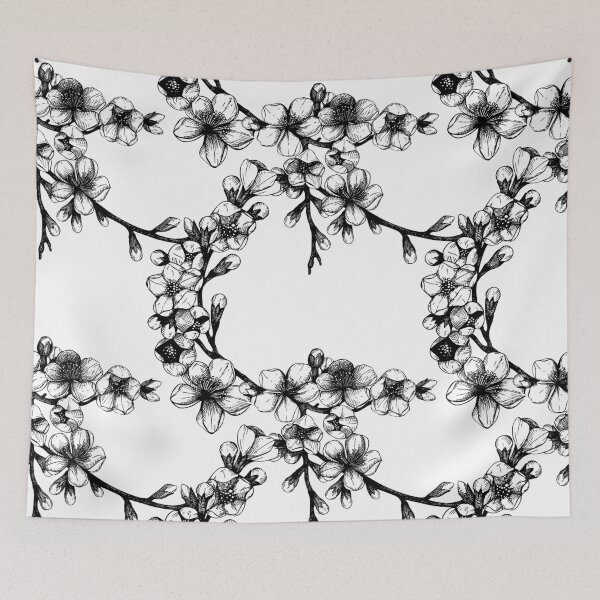 Item preview, Cherry Floral Pattern designed and sold by findot.